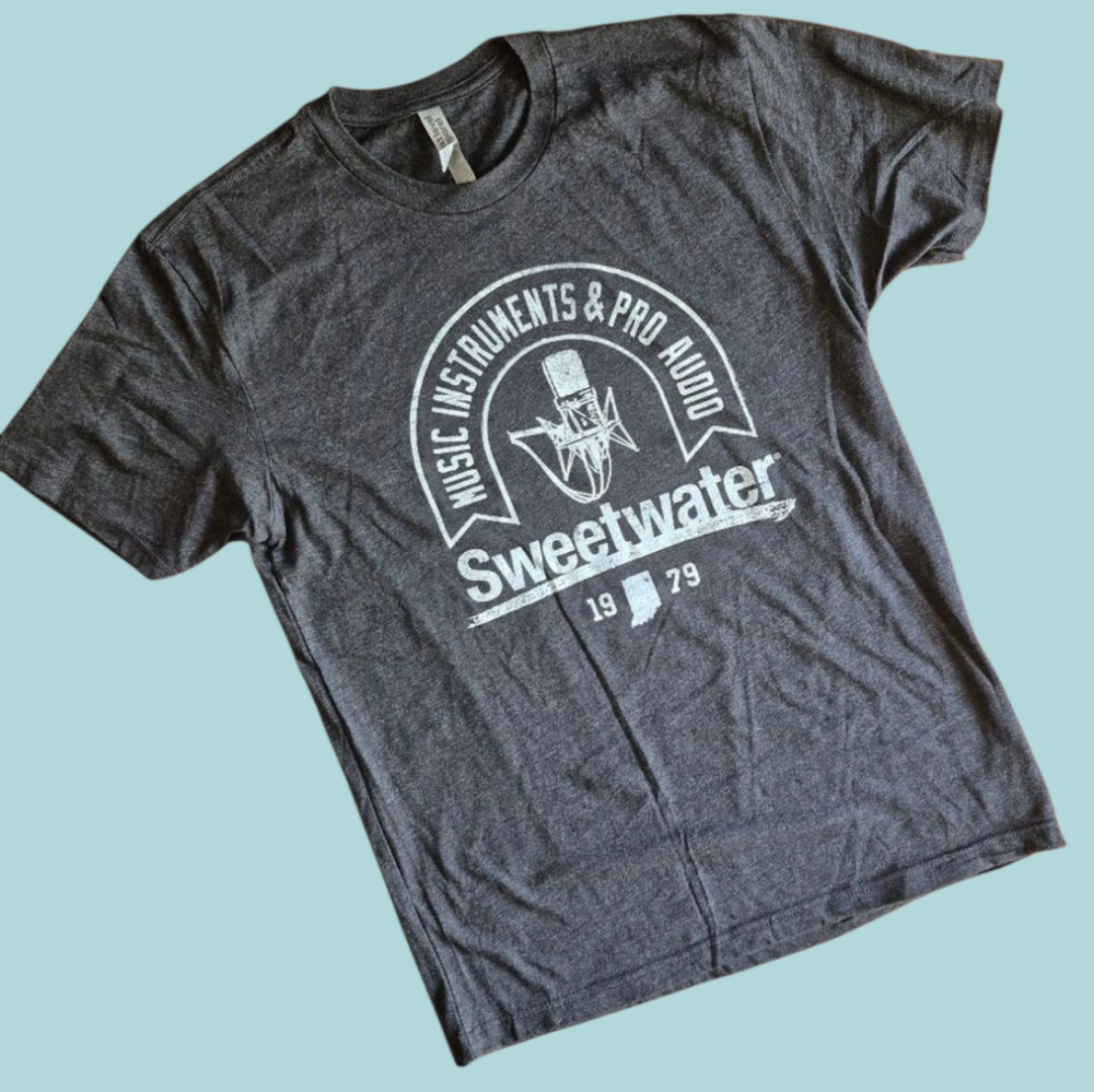 Sweetwater  Grapic Gray Tee Men Medium